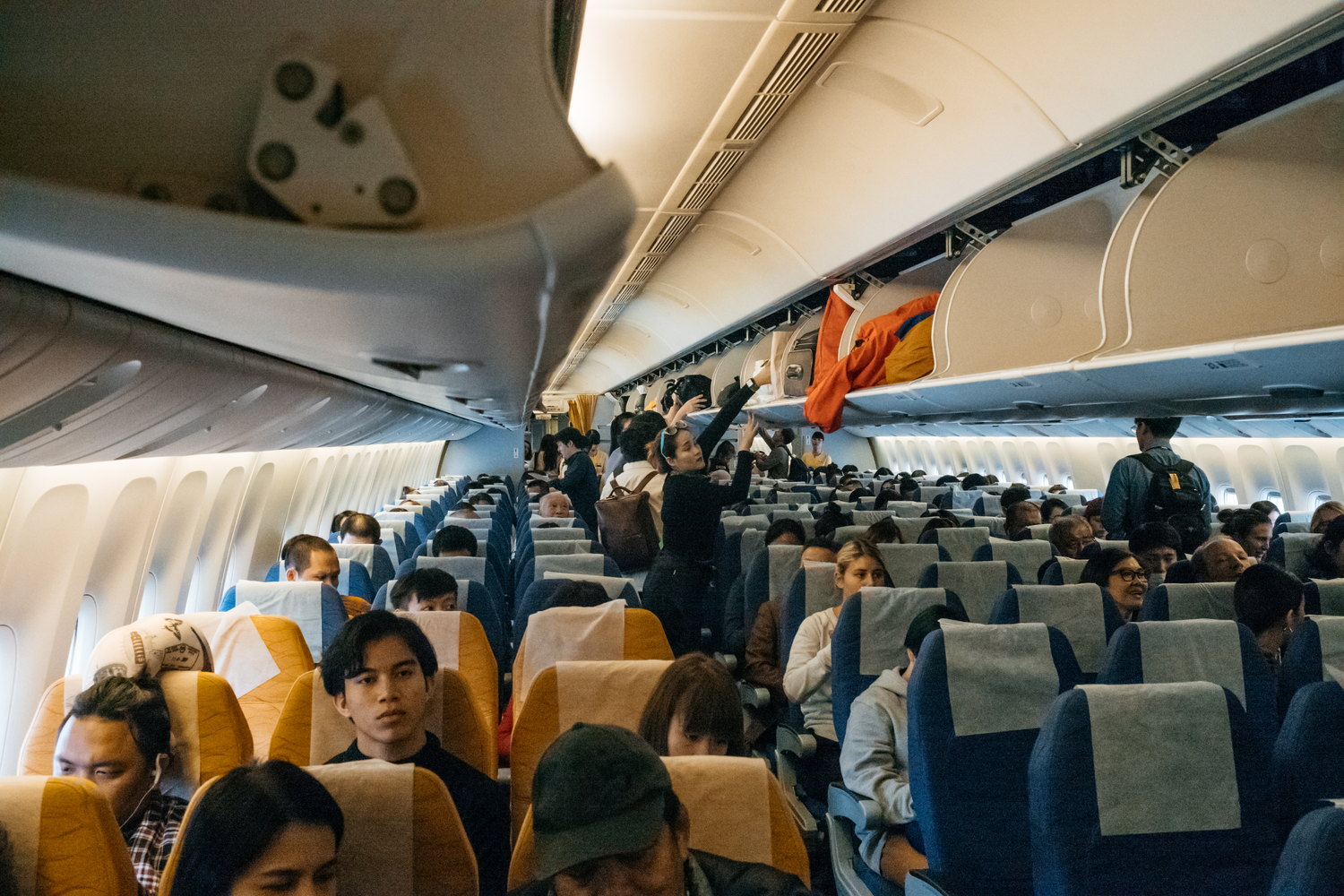 快適な旅は機内から 安くても快適なノックスクートに乗ってバンコクへ
