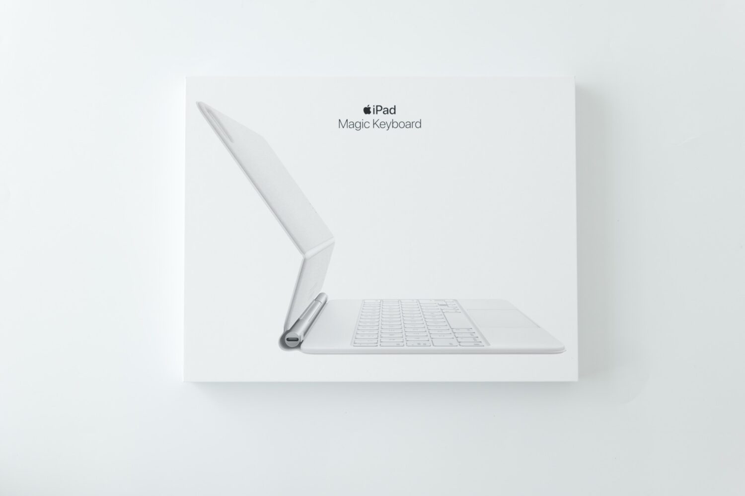 長期納期 Apple US配列　ホワイト Keyboard Magic iPad PC周辺機器